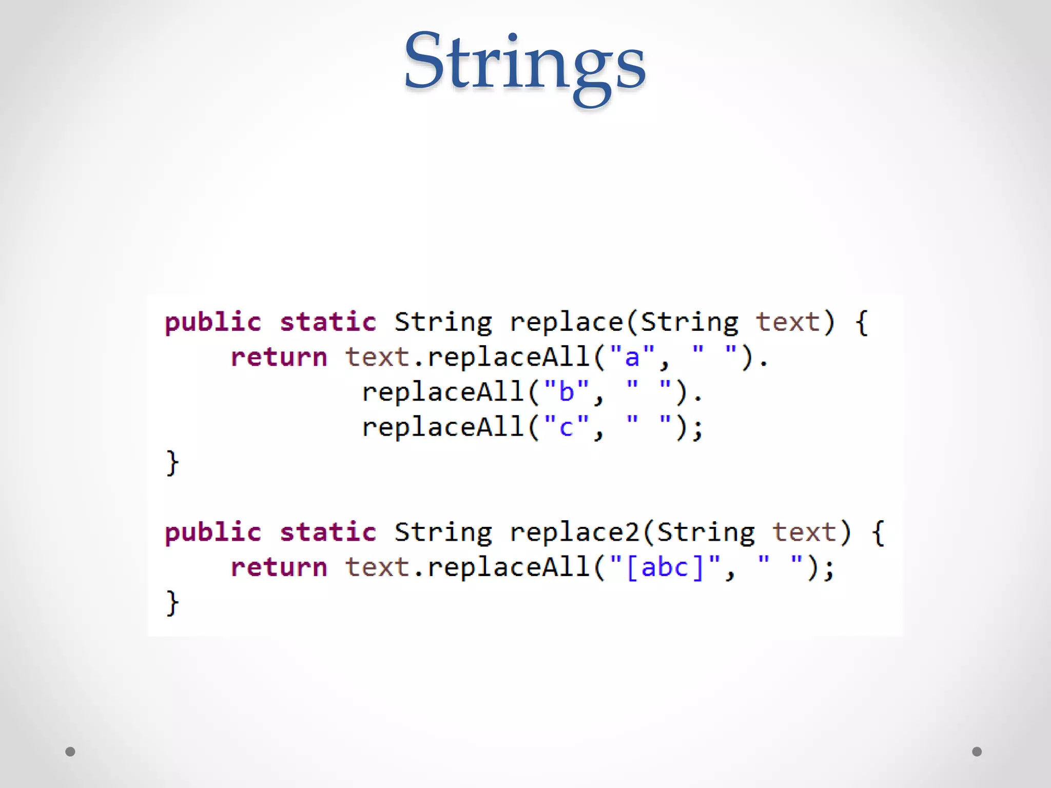 Strings 