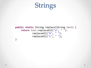 Strings
 