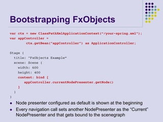 Effective JavaFX architecture with FxObjects | PDF