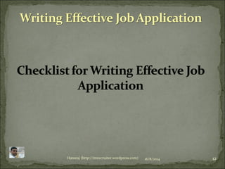 12Hansraj (http://imrecruiter.wordpress.com) 16/8/2014
 