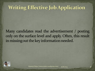 4Hansraj (http://imrecruiter.wordpress.com) 16/8/2014
 