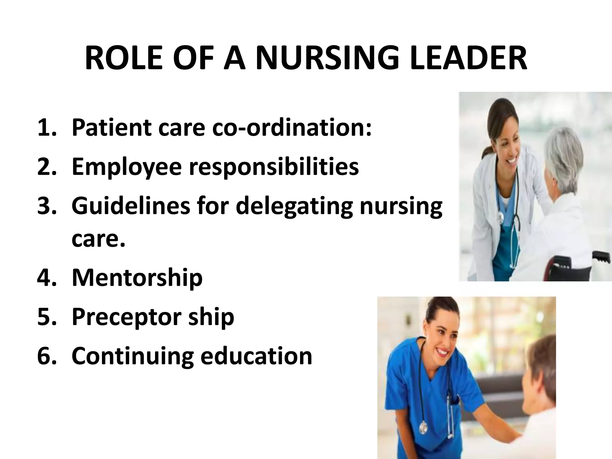 Prescribed Leader Example Effective leader ....... | PPTX