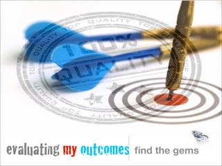 evaluating my outcomes ﬁnd the gems
 