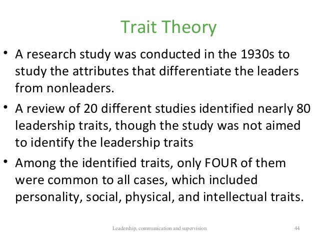 good supervisor traits