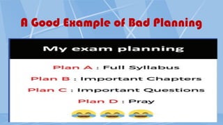 A Good Example of Bad Planning
 