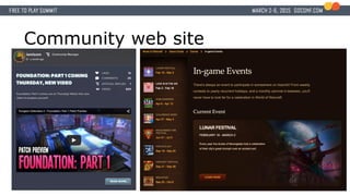 Community web site
 