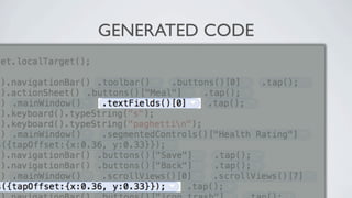 GENERATED CODE
 