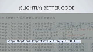 (SLIGHTLY) BETTER CODE
 