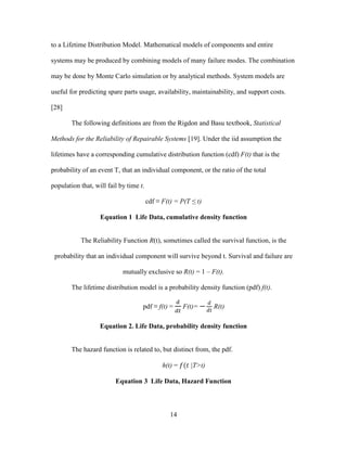 Effective measurement of reliability of repairable usaf systems | PDF