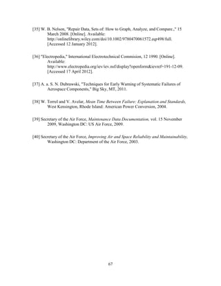 Effective measurement of reliability of repairable usaf systems | PDF