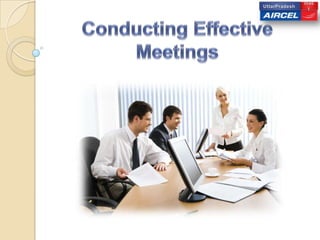 West UttarPradesh Conducting Effective Meetings 
