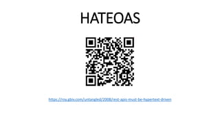 HATEOAS
https://roy.gbiv.com/untangled/2008/rest-apis-must-be-hypertext-driven
 