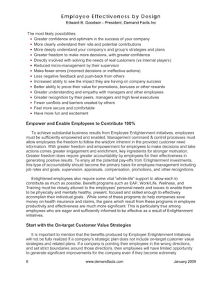 Effectiveness By Design