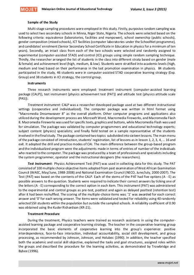Computer dissertation gender in in issue school secondary study