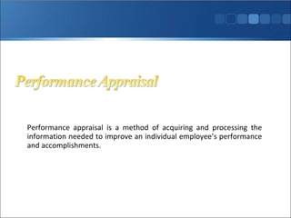 Effectiveness of performance appraisal | PPT