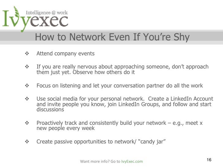 strategies for networking