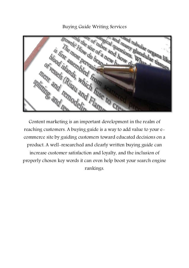 Online content writing services