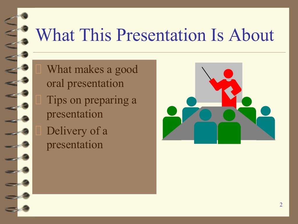 what i think of an effective oral presentation