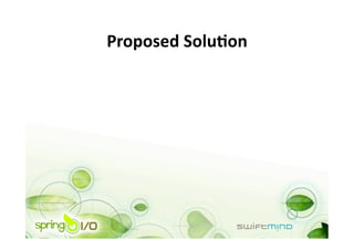 Proposed Solu3on 
 