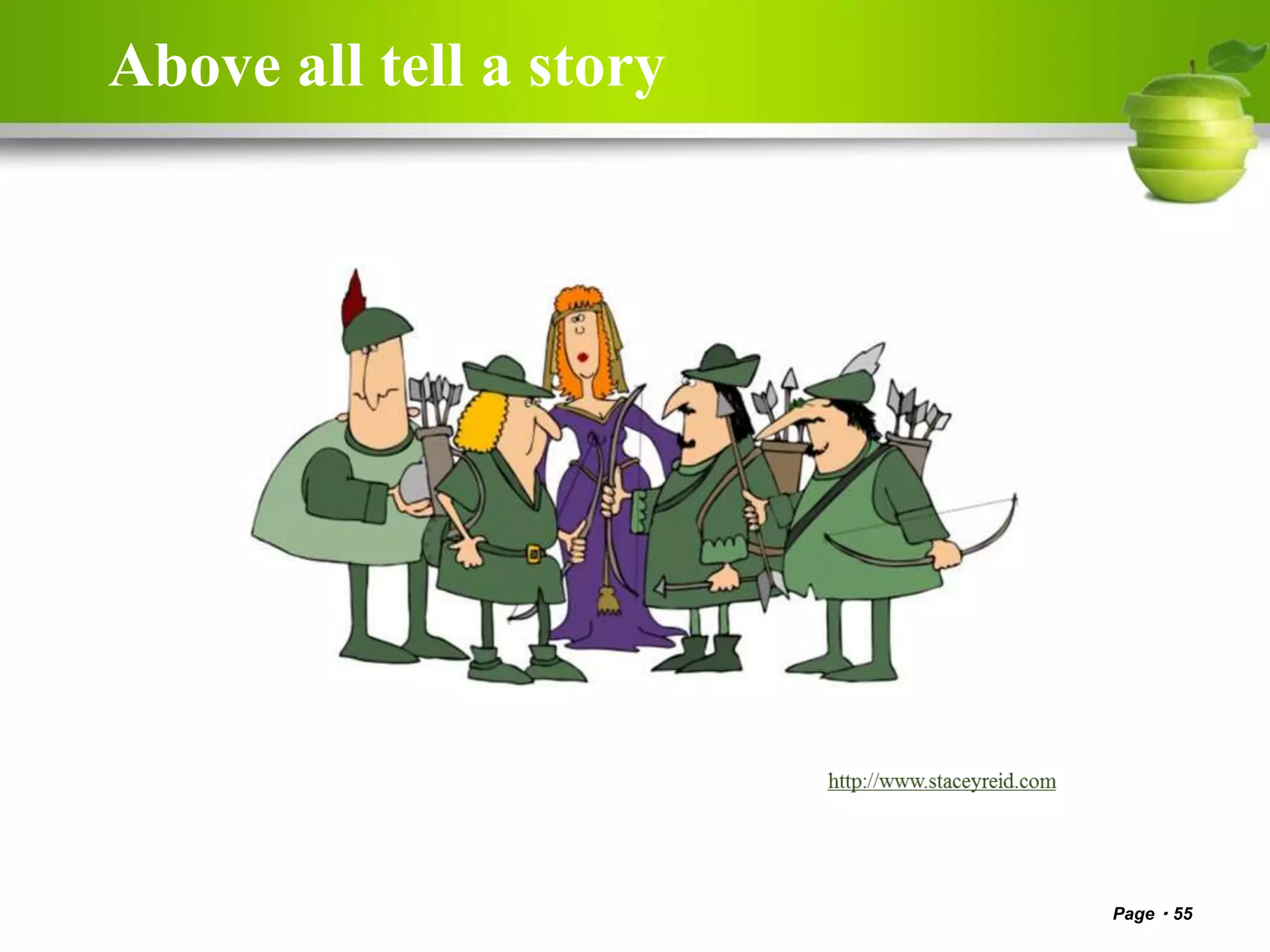 Above all tell a story
Page 55
 