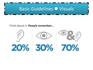 Basic Guidelines  Visuals
 