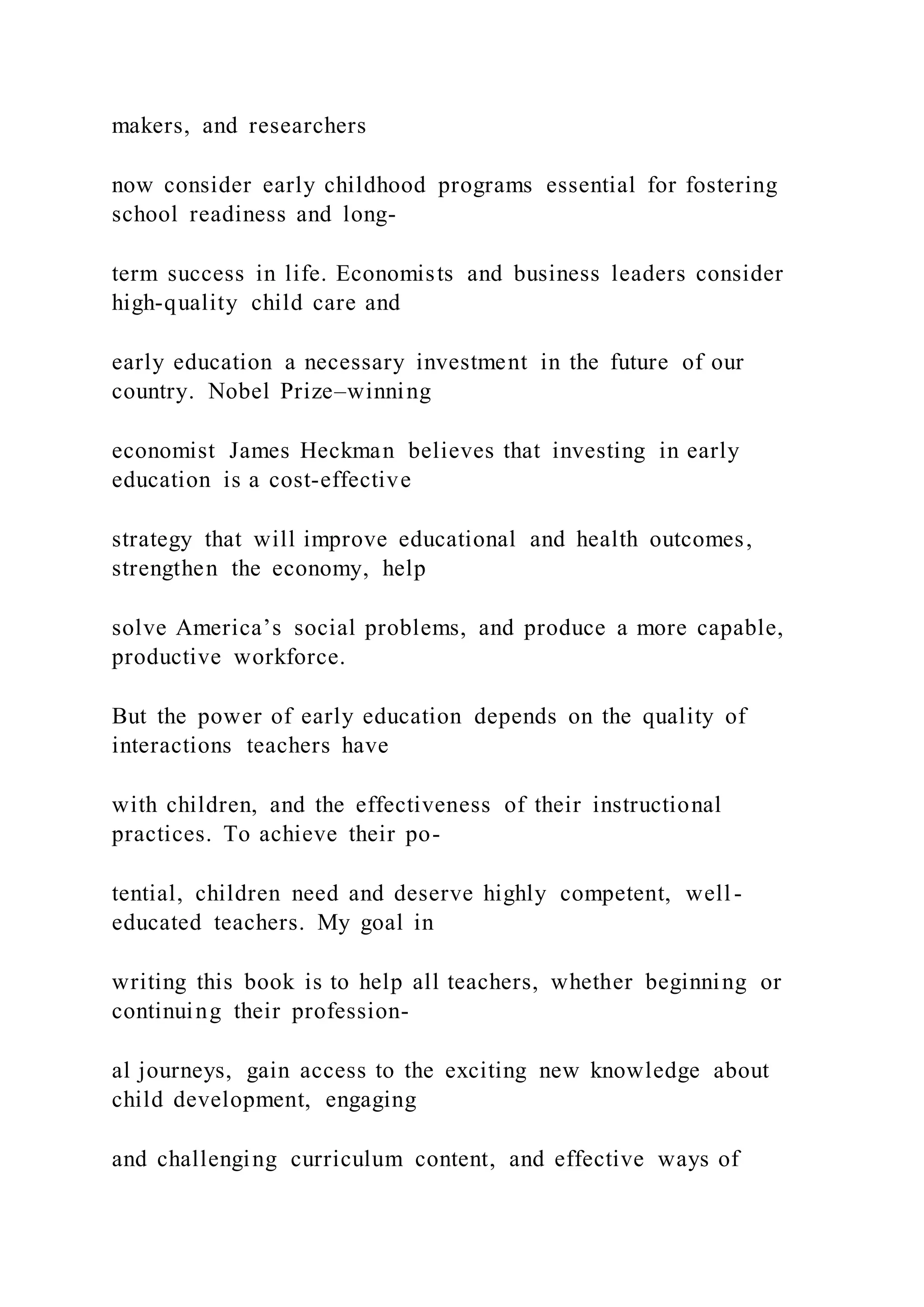 Effective Practices in Early Childhood EducationBui | PDF
