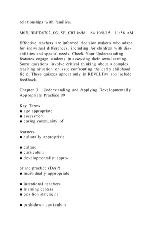 Effective Practices in Early Childhood EducationBui | DOCX