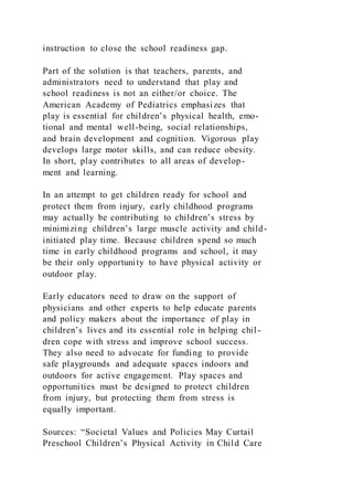 Effective Practices in Early Childhood EducationBui | DOCX