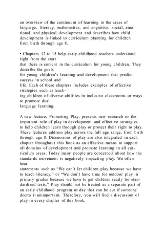 Effective Practices in Early Childhood EducationBui | DOCX