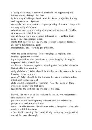 Effective Practices in Early Childhood EducationBui | DOCX