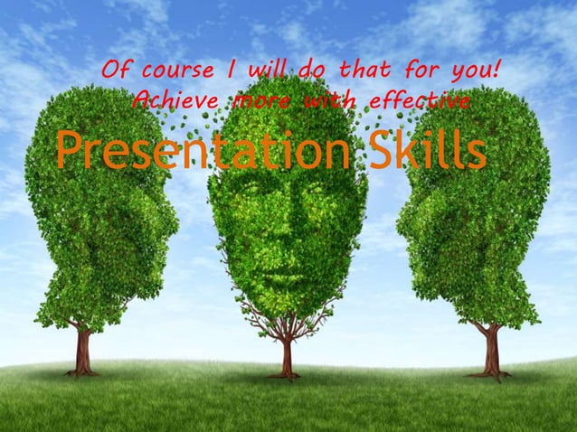Effective presentation skills | PPT image.