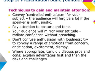 Effective presentation skills  A Lecture By Mr Allah Dad Khan
