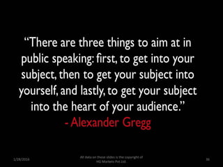 All data on these slides is the copyright of
HG Markets Pvt.Ltd.
1/28/2016 36
 