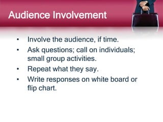 Effective presentation skills &amp; performance