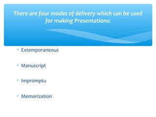 Effective presentation strategies | PPT
