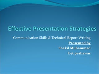 What are Presentation Strategies?  