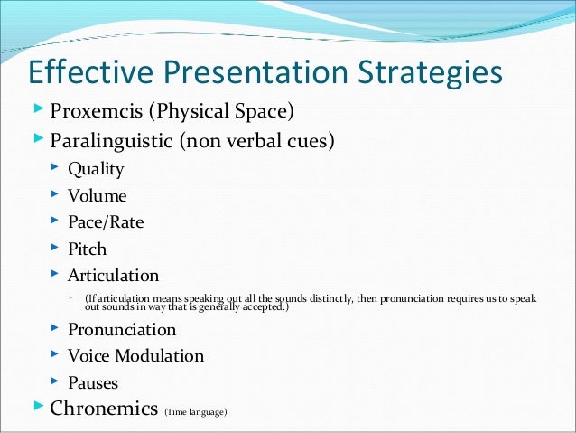 effective presentation strategies strategies presentation