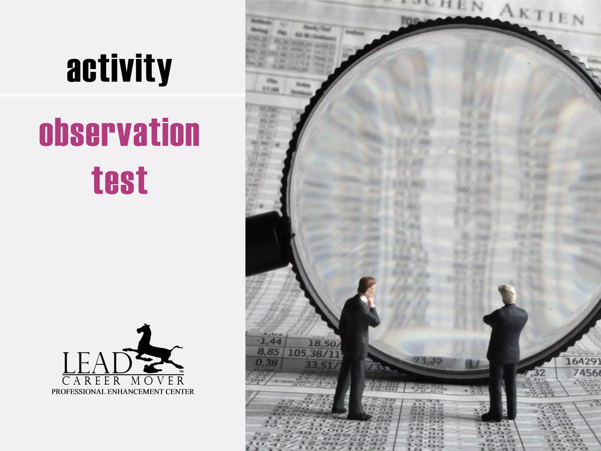 activity
observation
test
 