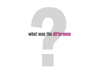 what was the difference
 