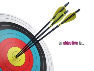 an objective is…
 