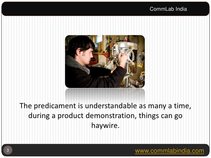 Key Elements for An Effective Product Demonstration!