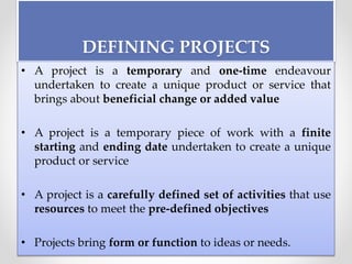 Project Management Principles and Process | PPTX
