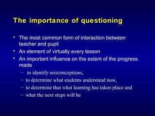 Effective Questioning | PPT