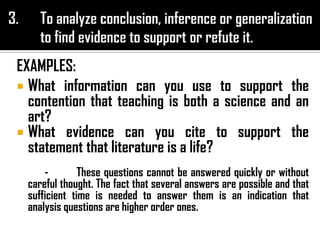 EFFECTIVE QUESTIONING | PPTX