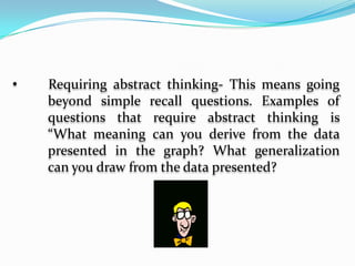     	Rephrasing - if you sense a question was not 	understood, simplify it or ask it in another 	way.