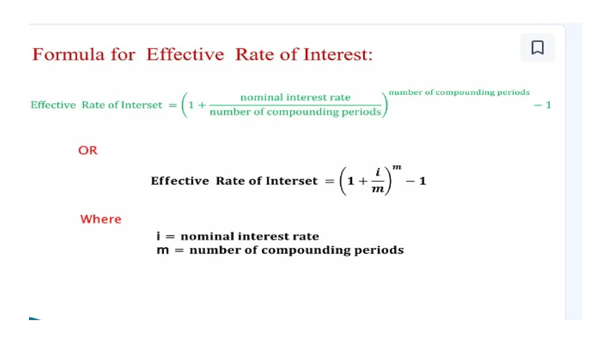 Effective Rate of Interest.pptx effective rate of interest | PPT
