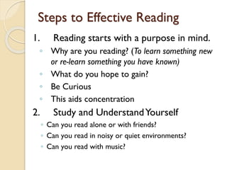 Effective reading | PPTX