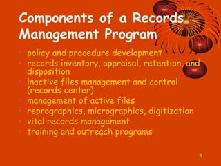 Effective Records management - Introduction | PPT