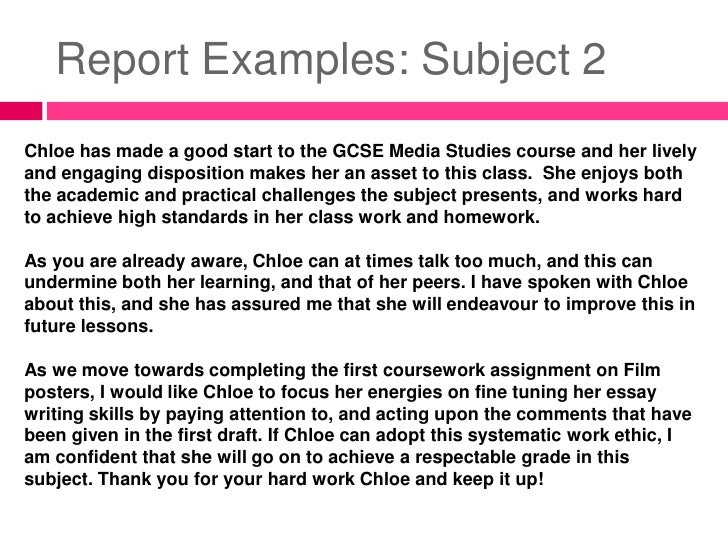 Effective report writing