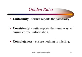 Effective Report Writing